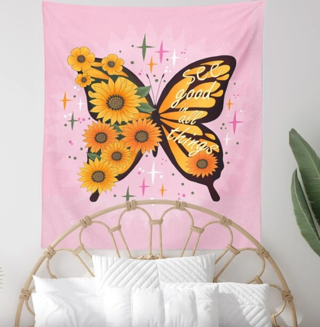 See Good Things Butterfly Tapestry