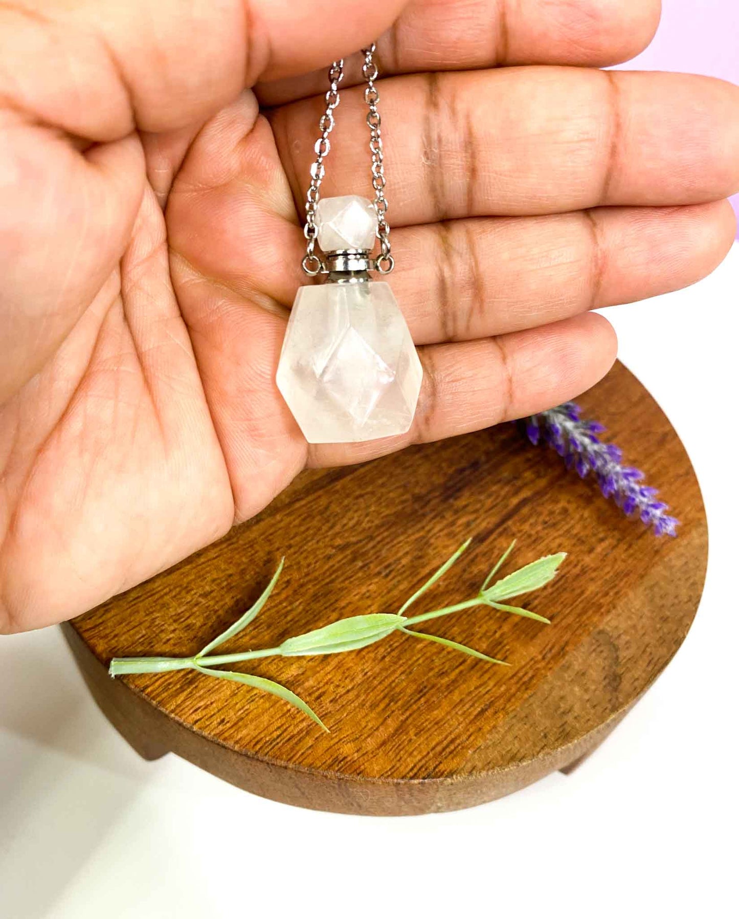 Crystal Bottle Necklace
