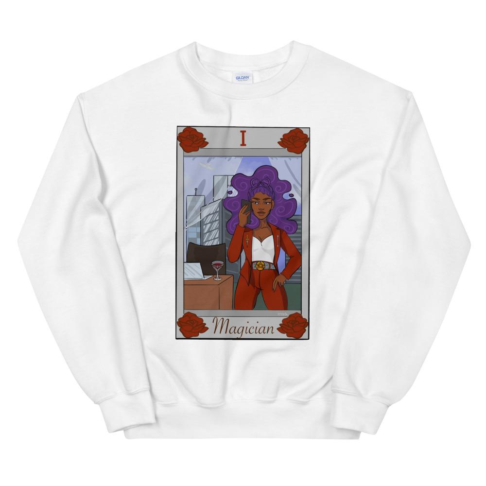 Celestial 333 Apparel White / S The Magician Sweatshirt