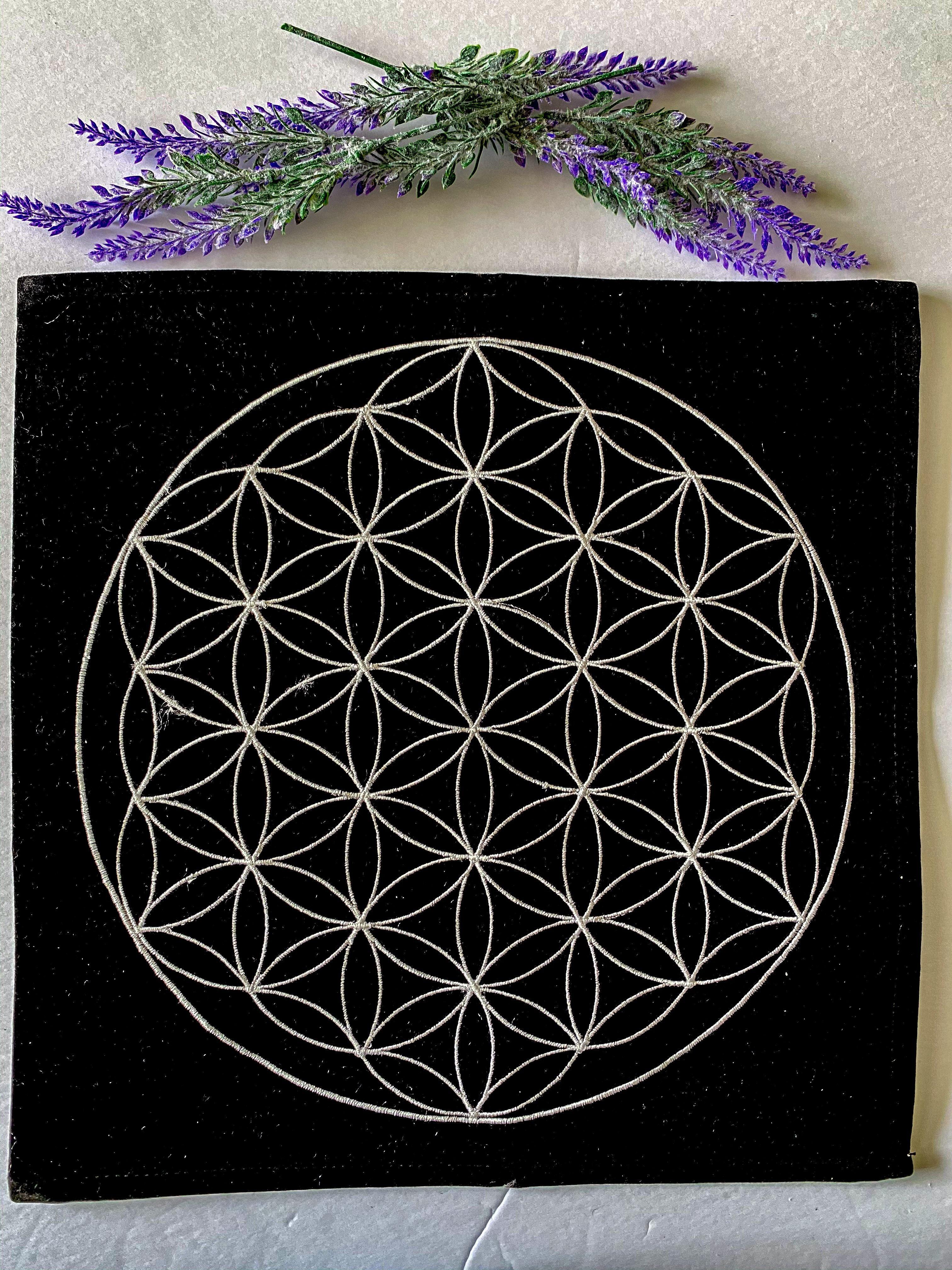 Flower of Life Crystal Grid - Celestial 333