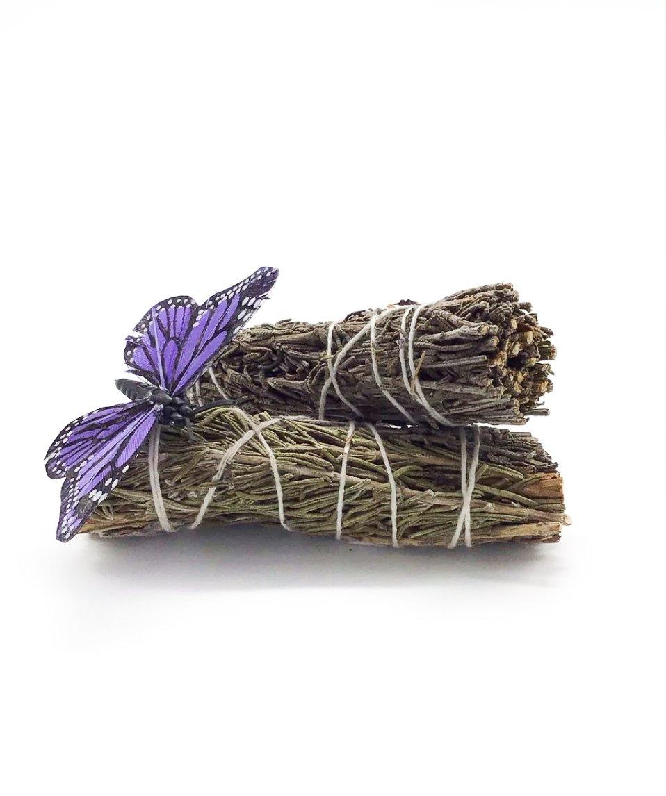 Lavender & Rosemary Smudge Stick - Celestial 333