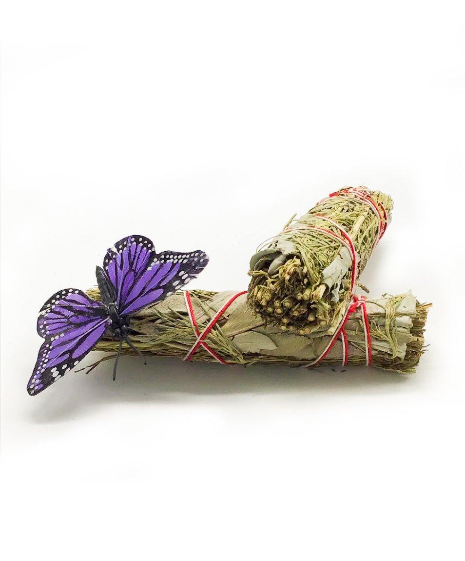 White Sage and Rosemary Smudge Stick - Celestial 333