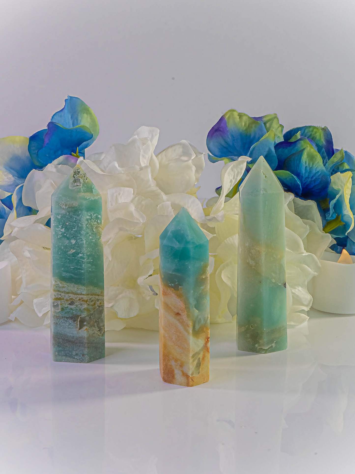 Amazonite Tower ~ COURAGE & TRUTH - Celestial 333