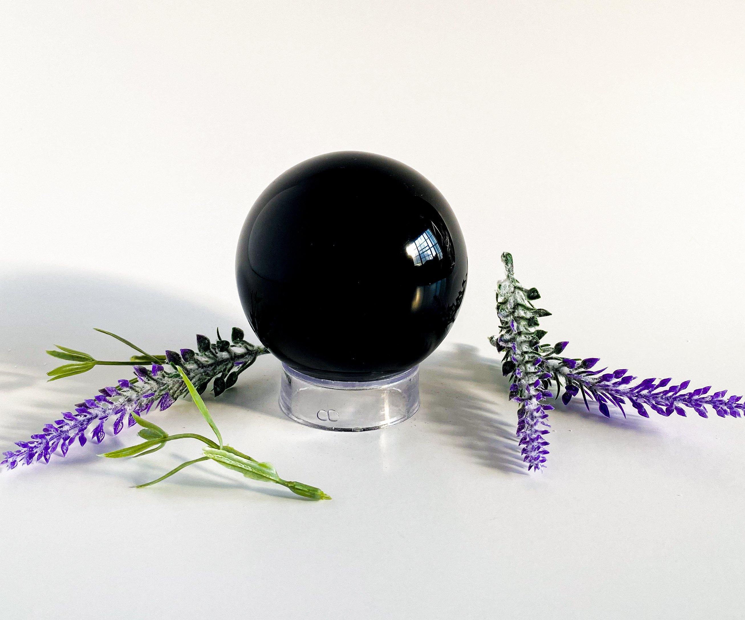 Black Obsidian Sphere ~  PROTECTION & DEEP TRUTH - Celestial 333